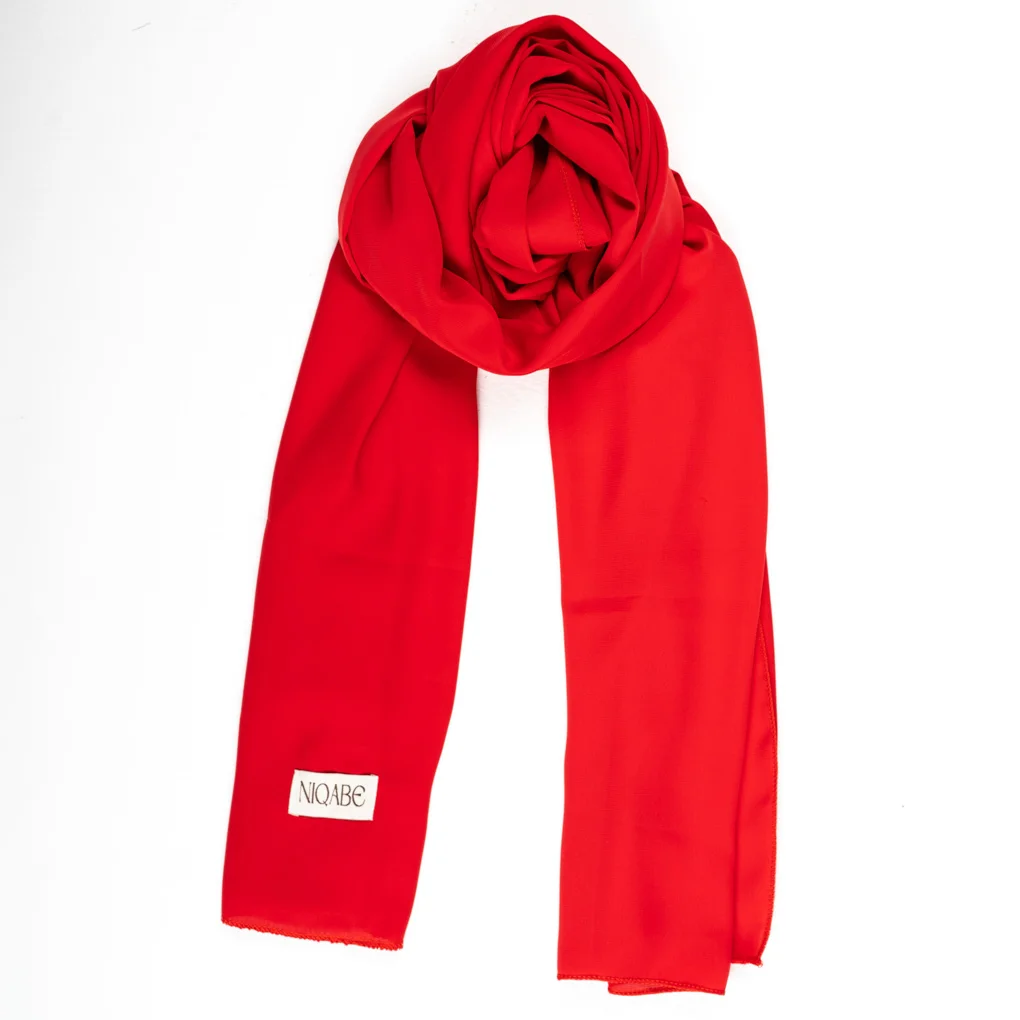 Signature Cherry Hijab - Blood Red